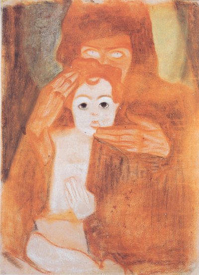 Madonna y el niño de Egon Schiele